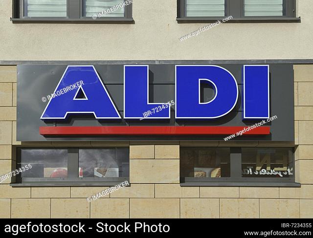 Logo ALDI North, Kleinmachnow, Brandenburg, Germany, Europe