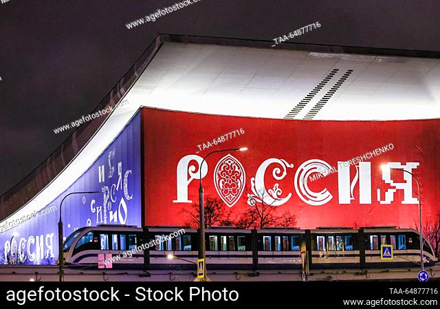 RUSSIA, MOSCOW - NOVEMBER 16, 2023: Visitors at a stand of Kamchatka during the Russia Expo international exhibition and forum at the VDNKh exhibition centre