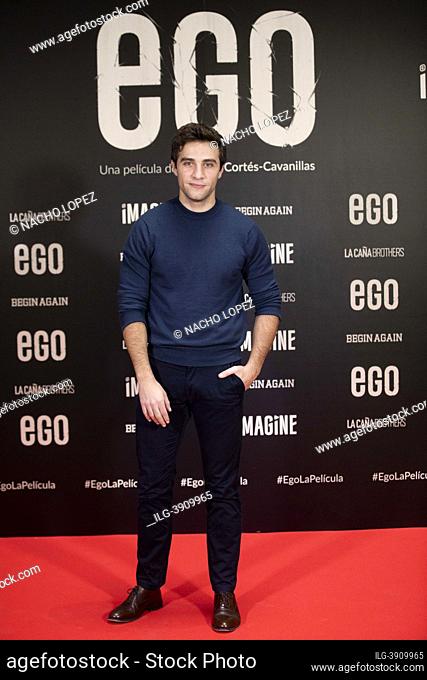 Pol Monen attends to 'Ego' photocall on November 25, 2021 in Madrid, Spain