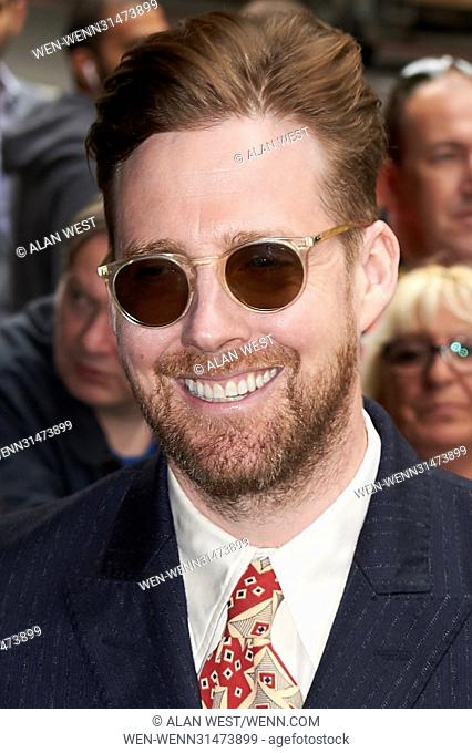 Celebrities arrive at Grosvenor House Hotel for the Ivor Novello Awards Featuring: Ricky Wilson Where: London, United Kingdom When: 18 May 2017 Credit: Alan...