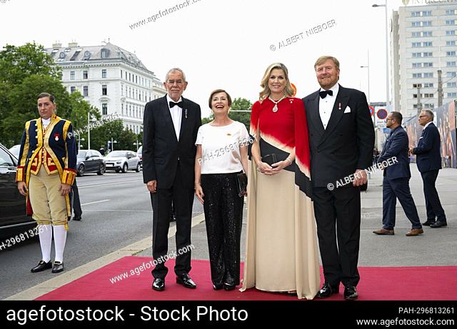 King Willem-Alexander and Queen Maxima of The Netherlands, Alexander Van der Bellen, Federal President of the Republic of Austria and Mrs