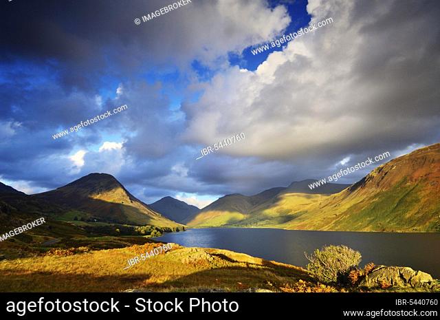 Wastwater in Autumn in The Lake District National Park Cumbria England, United Kingdom, Europe