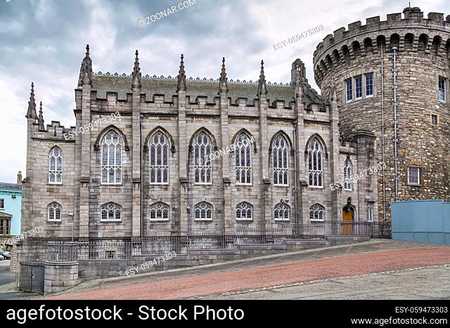 Record Tower and Chapel Royal in Dublin castle, Ireland
