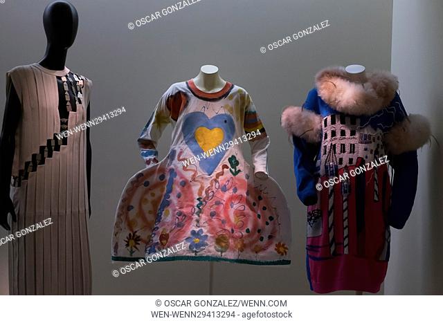 Exhibits on display at the Museum of Costume (Museo del Traje) in Madrid, Spain, which aims to promote knowledge of the historical evolution of the clothing of...
