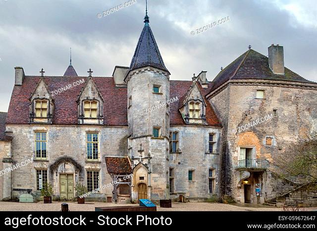 Chateau de Chateauneuf is a 15th-century fortress in the commune of Chateauneuf, France. Courtyard