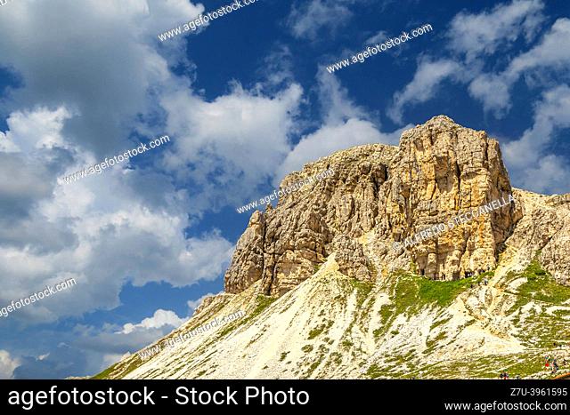 Panorama of the dolomites in Italy, ideal for landscape