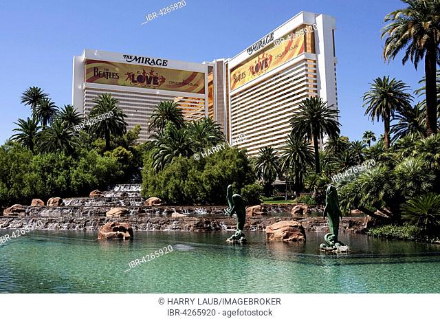 The Mirage Hotel, Las Vegas Boulevard, Las Vegas Strip, The Strip, Las Vegas, Nevada, USA