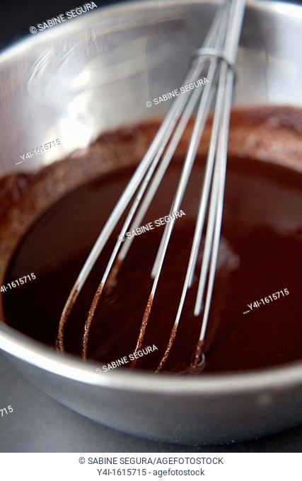 chocolate cake recipe  whisk and melt chocolate