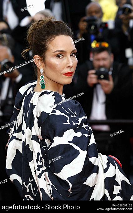 Noomi Rapace attends the premiere of 'Elvis' during the 75th Annual Cannes Film Festival at Palais des Festivals in Cannes, France, on 25 May 2022