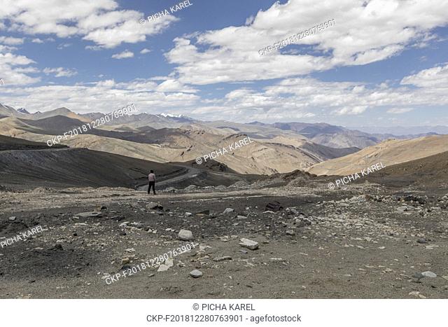Staggering view from Tanglang La pass on the Leh - Manali highway, Ladakh, Jammu and Kashmir, India, August 1, 2018. (CTK Photo/Karel Picha)