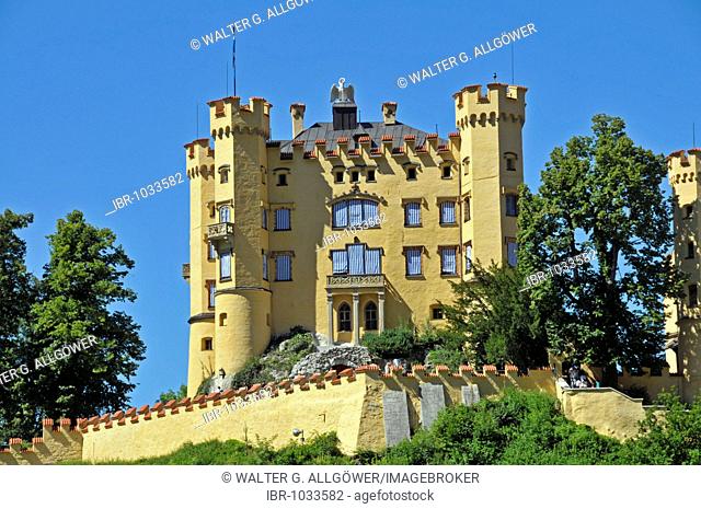 Hohenschwangau Castle, Schwangau, east Allgaeu, Bavaria, Germany, Europe