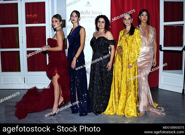 Noemi Brando, Roberta D'Orsi, Isabella Turso, Stella Sabbadin and Eleonora D'Alessandro guests at the event Omaggio a Donaggio
