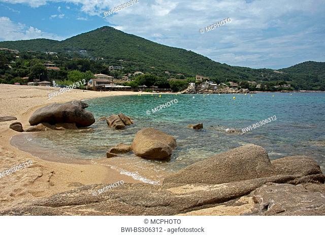 beach of Verghia, France, Corsica