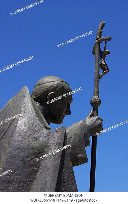 Statue of Pope John Paul II, Fatima, Portugal