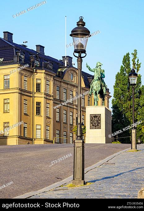 Karl XIV Johans Statue, Gamla Stan, Stockholm, Stockholm County, Sweden