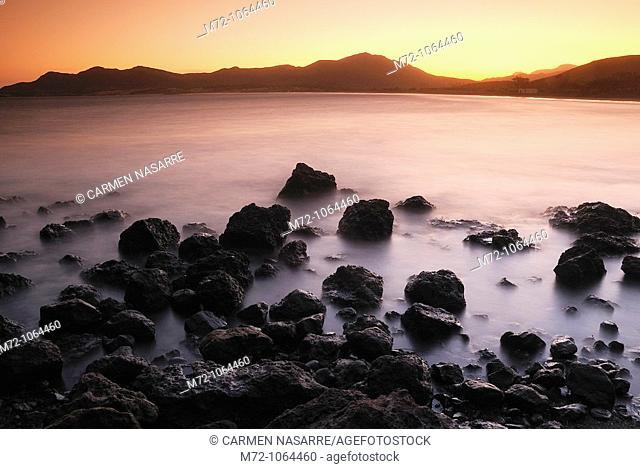 Genoveses Cove, Natural Park of Cabo de Gata, Almería, Andalucía, Spain