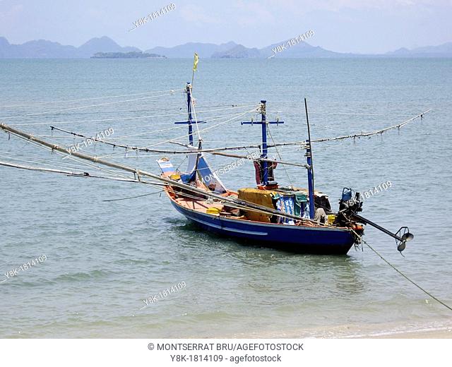 Traditional Thai fishing boat