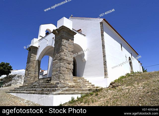 Evoramonte or Evora Monte, parish church. Estremoz, Alentejo, Portugal