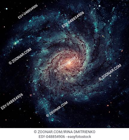 The Pinwheel Galaxy, also known as Messier 101, M101 or NGC 5457, is a face-on spiral galaxy in the constellation Ursa Major