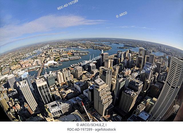 Sydney, view from Sydney Tower, New South Wales, Australia