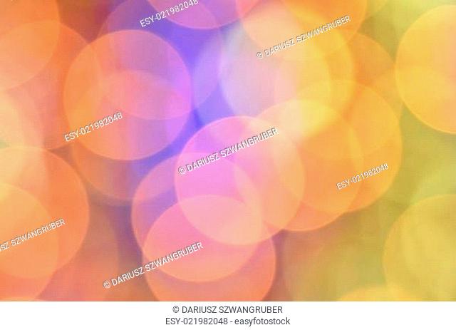 magical colored bokeh background