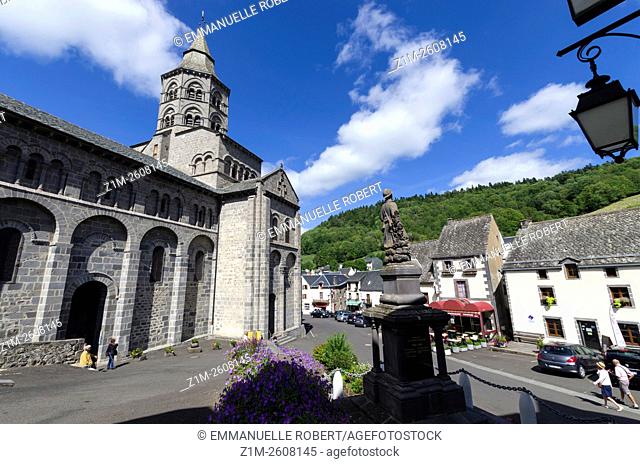 Orcival, Medieval village, Puy de Dome, Auvergne, France