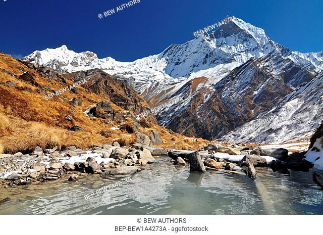 Nepal, Annapurna Conservation Area, Trek to Annapurna Base Camp in Nepal Himalaya