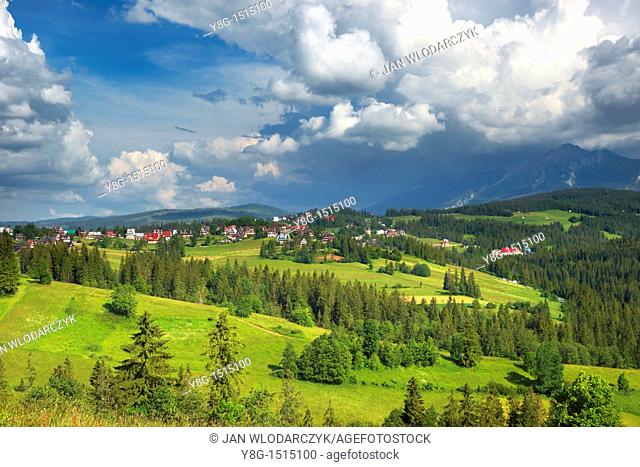 Landscape near Gliczarow village, 10km from Zakopane (Tatra Mountains Region) and 14km from Lysa Polana (border with Slovakia)