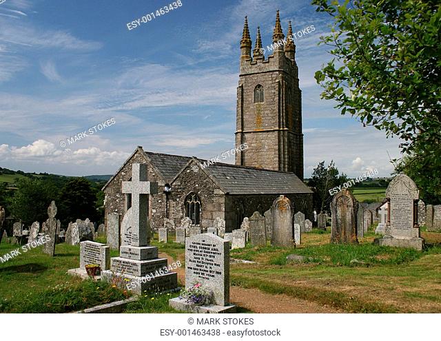 Peter Tavy church on the edge of Dartmoor