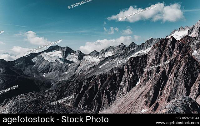 View at the National Park Hohe Tauern - mountain view in Austria