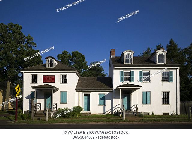USA, Pennsylvania, Bucks County, Washington Crossing, Washington Crossing Historic Park, Taylorsville Houses