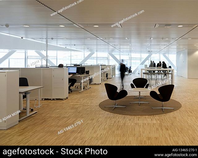 Interior view of The Crystal, Office space, Copenhagen