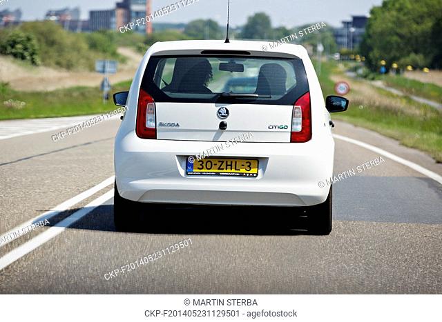 SKODA Citigo G-TEC with CNG drive is seen in Lelystad, Netherlands, on May 19, 2014. (CTK Photo/Martin Sterba)