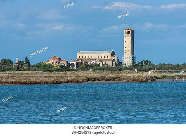 Santa Maria Assunta basilica, Santa Fosca church left, island of Torcello Venetian Lagoon, Veneto, Italy