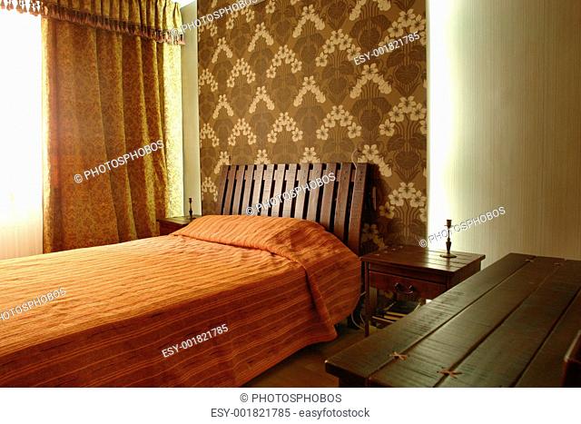 bedroom with big bed