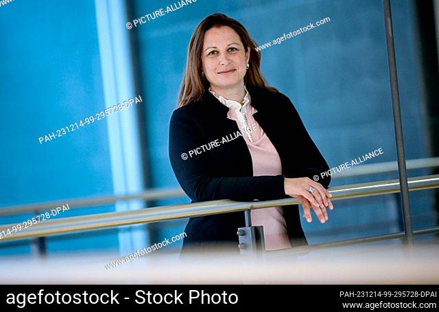 14 December 2023, Berlin: Miki Roitman, journalist and Israeli women's rights activist on the sidelines of a discussion about Israeli women as victims of...
