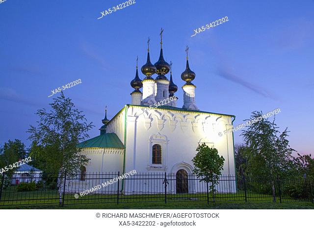 Evening, Church of the Palm Sundays, Suzdal, Vladimir Oblast, Russia