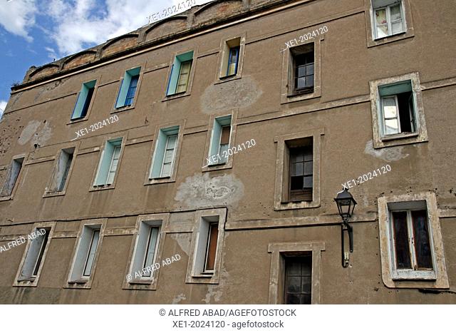 windows, residential building, Martorell, Catalonia, Spain