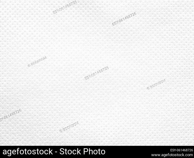 White texture background of nonwoven or spunbond fabric
