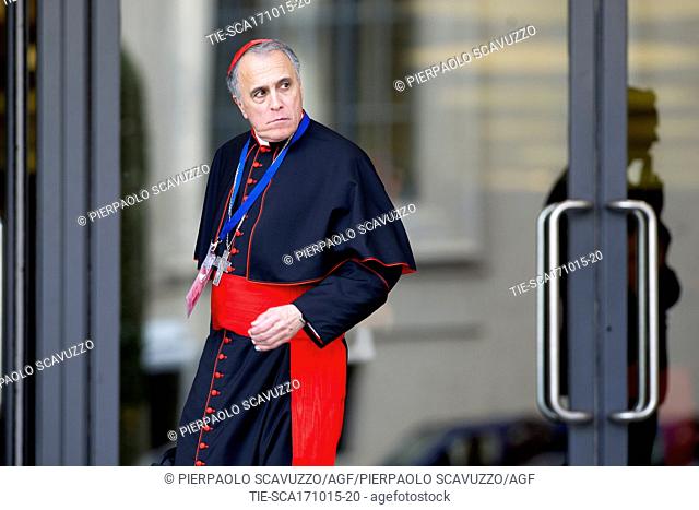The cardinal Daniel Nicholas Di Nardo leaves the Synod on the Family 2015. Vatican City, Vatican 16/10/2015