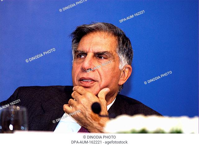Ratan Tata Chairman Tata Group and Tata Motors ; Bombay Mumbai ; Maharashtra ; India NO MR