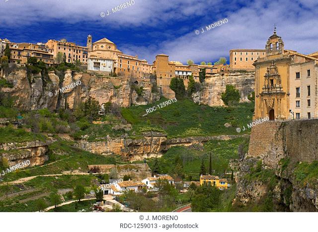 Saint Paul monastery, State-Run Hotel, Parador Nacional, Cuenca, UNESCO World Heritage Site. Castilla-La Mancha. Spain