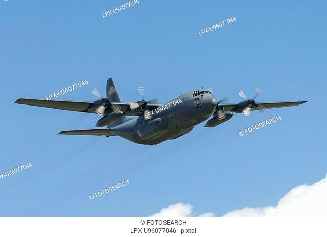 Lockheed C-130H Hercules of the Royal New Zealand Air Force during a display over Whenuapai Air Base