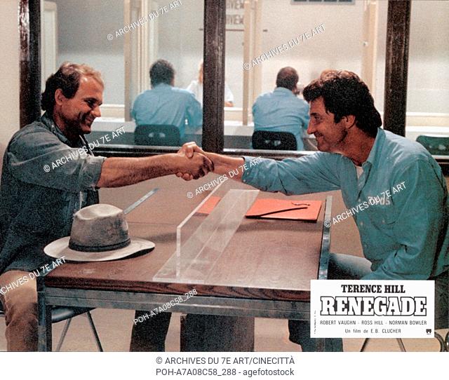 Renegade  Year: 1987 - Italy Director: Enzo Barboni Terence Hill. It is forbidden to reproduce the photograph out of context of the promotion of the film
