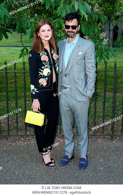 The Serpentine Gallery summer party - Arrivals Featuring: Bonnie Wright, Simon Hammerstein Where: London, United Kingdom When: 01 Jul 2013 Credit: Lia Toby/WENN