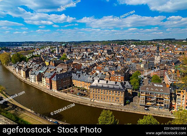 Town Namur in Belgium - architecture background