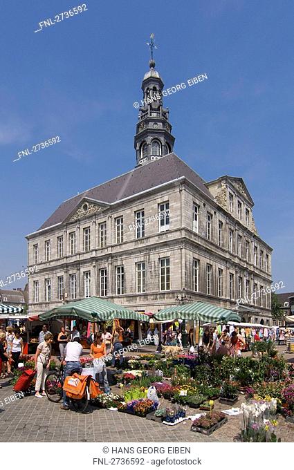 People at market, Maastricht, Limburg, Netherlands