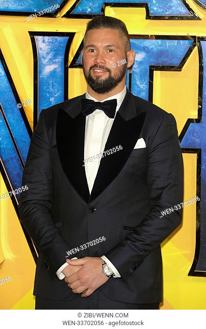 Arrivals at the European Premiere of 'Black Panther' at the Eventim Apollo in Hammersmith, London. Featuring: Tony Bellew Where: London
