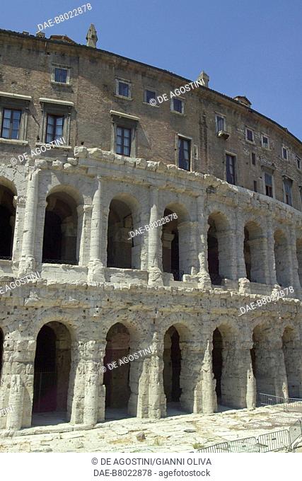 Theater of Marcellus, ancient Roman theater, Rome, Lazio, Italy, 1st century BC