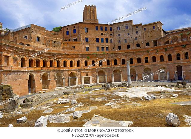 Trajan's Forum, Foro di traiano, Trajan's market, Roman Forum, Rome, Lazio, Italy, Europe